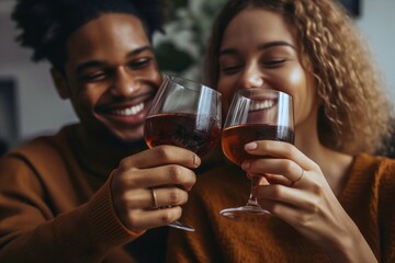 A couple toasting their glasses of wine and enjoying each others company on a date night idea in San Diego. THis could represent the support online couples counseling in portland, or can offer. Learn more about couples therapy in San Diego and other services by contacting a San Diego couples therapist today. 