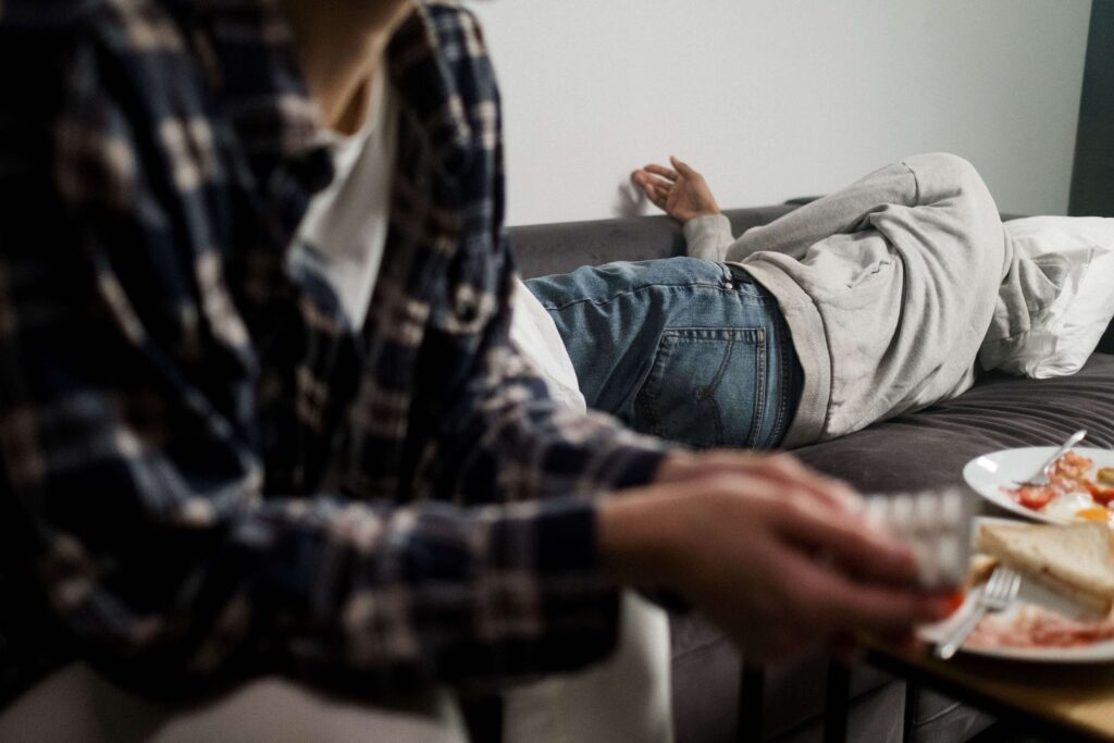 Feeling Disconnected - couples therapy san diego ca - couples counseling san diego ca - san diego couples therapy - mission valley - la - san francisco - california Close-up of a couple appearing emotionally distant, illustrating the frustrations and unresolved patterns explored through couples therapy in San Diego, CA.
